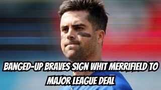 BangedUp Braves Sign Whit Merrifield to Major League Deal  NY Sports News [upl. by Mccready]