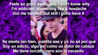 Justin Bieber  Confident Letra Español  Ingles [upl. by Acceb]