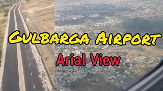 Gulbarga Airport Arial View Gulbarga City arial view from plane [upl. by Ailemak]