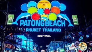 Exploring Bangla Road in Patong Beach Phuket  CRAZY Nightlife [upl. by Ayana130]