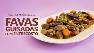 Favas Guisadas com Entrecosto [upl. by Letnom]