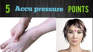 5 important acupressure points in tamil [upl. by Htor]