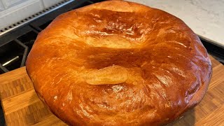 Receita de 1 bolo de Massa Sovada  Recipe for 1 Portuguese Sweet Bread [upl. by Idnac620]