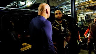 DANA WHITE CONGRATULATES BELAL MUHAMMAD ON WINNING THE UFC WELTERWEIGHT TITLE AT UFC 304 [upl. by Storfer]