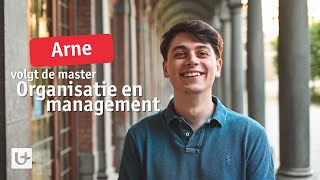 Arne volgt de master Organisatie en management aan UAntwerpen [upl. by Ardnas]