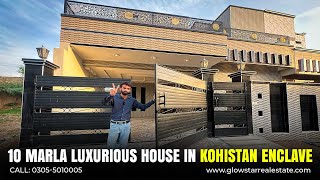 10 Marla Double Story Spanish Corner House For Sale  Kohistan Enclave [upl. by Ekralc]