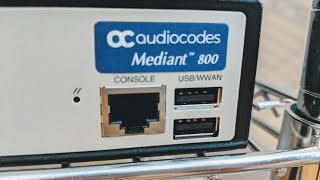 Connect console port AudioCodes Mediant 500 or 800 [upl. by Camile]