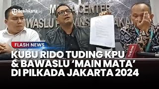 FULL Timses RIDO Ungkap Seabrek Data Dugaan Kecurangan TSM di Pilkada Jakarta Sebut Ada Main Mata [upl. by Franza]