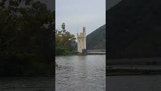 Binger Mäuseturm und das Plätschern vom Vater Rhein nature natur [upl. by Bass]