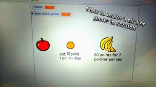 How to make a clicker game on scratch tutorial [upl. by Jorge537]