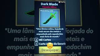 Dark Blade😑 Katana💀 roblox [upl. by Eiramit]