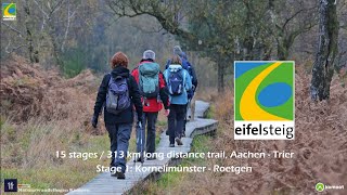 Eifelsteig stage 1 Kornelimünster  Roetgen 15 km [upl. by Gupta]