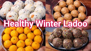 Healthy Must Have Winter Ladoo Recipes  Protein Rich Easy Laddus  High Energy Laddu Recipes [upl. by Sukramed550]