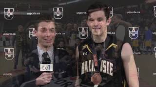 BRONZE 2017 ArcelorMittal Dofasco U SPORTS Mens Final 8 Dalhousie vs McGill Interview [upl. by Ataner172]