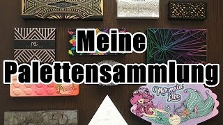 MEINE SCHMINKSAMMLUNG LidschattenPaletten [upl. by Ziagos593]