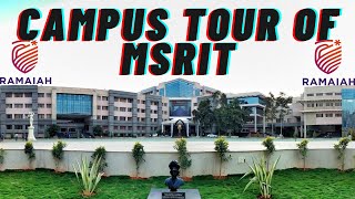 Campus Tour MS Ramaiah Institute of Technology Engineering college in Bangalore India [upl. by Ermeena]