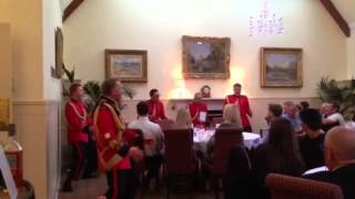 New Zealand Army Band performs Haka at The Scotch Whisky Experience [upl. by Nangem]