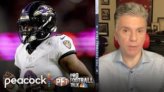 Lack of offseason interest in Lamar Jackson about collusion says Mike Florio  PFTPM  NFL on NBC [upl. by Ariamoy983]