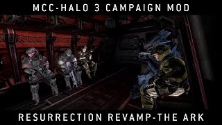 Halo MCC Halo 3 Campaign Mod Resurrection Revamp The Ark [upl. by Atelahs678]