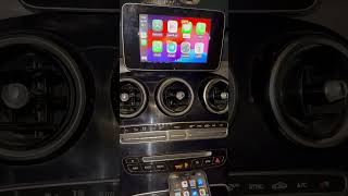 MercedesBenz C180 2018 carplay on original screen [upl. by Azpurua]