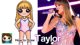 How to Draw Taylor Swift  LOVER Eras Concert Tour [upl. by Amelus404]