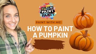 How to Paint Pumpkins Painting Tutorial [upl. by Hebert]