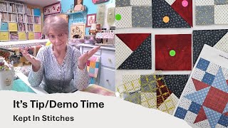 Its TipDemo Time July BOM Double Friendship Star 4 Patch Month 7 BOM quilting friendshipstar [upl. by Quackenbush303]