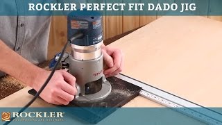 Rockler Perfect Fit Dado Jig [upl. by Reffotsirhc297]