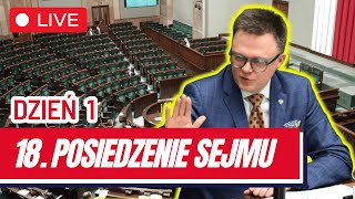 🔴18 posiedzenie Sejmu RP dzień pierwszy 25 września 2024  Transmisja na ŻYWO z obrad Sejmu 🔴 [upl. by Amend217]