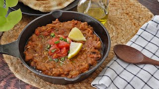 Foul medames  Egyptian fava beans recipe Ful medames [upl. by Teague]