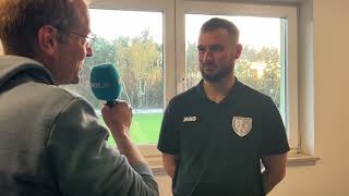 FußballBrandenburgliga VideoInterviews BlauWeiß PetershagenEggersdorf – Germania Schöneiche 14 [upl. by Annav567]