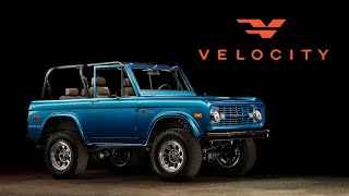 1973 Early Ford Bronco  Velocity Restorations [upl. by Aztinad]