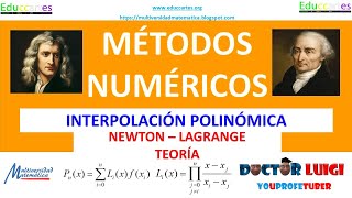 27 Interpolación Polinómica de Newton y Lagrange [upl. by Yniatirb483]