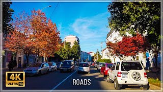 Autumn Moments in Kobuleti 4K Relaxation Video  roads  relaxmusic [upl. by Enalda890]