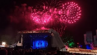 Beautiful Days Festival 2022 Levellers end of set and Fireworks [upl. by Anatollo]