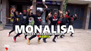 MONALISA Remix  LOJAY Official Dance Video ft Sarz amp Chris Brown  Dance Republic Africa [upl. by Casaleggio460]