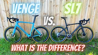 Specialized SWorks Venge vs NEW Tarmac SL7 WHICH MODEL IS FOR YOU DIFFERENCES [upl. by Petrick]