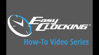 Easy Clocking Time amp Attendance Software How To Video Series Initial Startup [upl. by Zurc115]