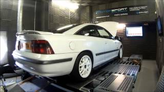 Vauxhall Calibra Turbo DTM On the Dyno at Motorsport Developments In Blackpool Lancashire [upl. by Nevag255]