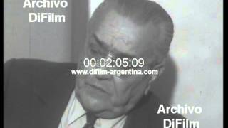 DiFilm  Ricardo Balbin habla sobre la muerte de Peron 1974 [upl. by Nyladam]