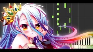 This game  No game no life Opening Piano cover  Synthesia [upl. by Micro645]