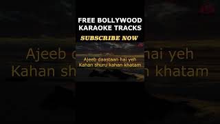 AJIB DASTAN HAI YE  karaoke unplugged omswastikmusic freedownload ajibdastanhaiyeh [upl. by Andee]