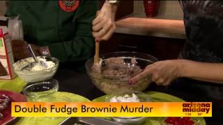 Double Fudge Brownie Murder quotWhippersnapperquot cooking demo  JoanneFlukecom [upl. by Lytsyrk939]