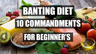 Banting Diet 10 Commandments for Beginners  Banting 7day meal plan [upl. by Noma]