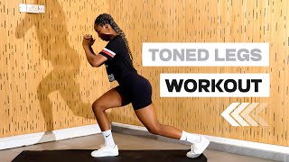 TONED LEGS WORKOUT [upl. by Riddle]