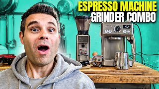 Why I Love This Espresso Machine Grinder Combo  Hibrew vs AMZChef [upl. by Figge695]