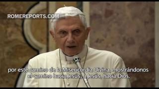 Discurso del Papa Benedicto al Papa Francisco [upl. by Aria]