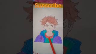 Drawing anime picture💖💞 anime gojosatoru animation creation ytshorts ytchannel viralshort [upl. by Urquhart]