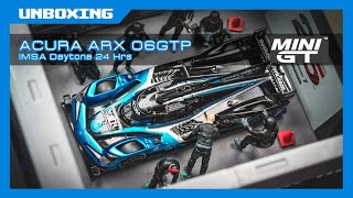 ［貓哥Vlog 233Unboxing MINIGT 164 Acura ARX06 GTP IMSA  CC ENG amp 繁體中文 [upl. by Mak]