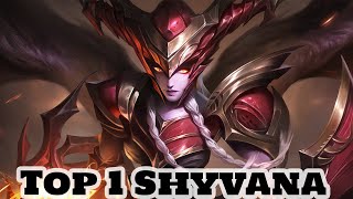 Wild Rift Shyvana  Top 1 Shyvana Gameplay Rank Grandmaster [upl. by Jesus]